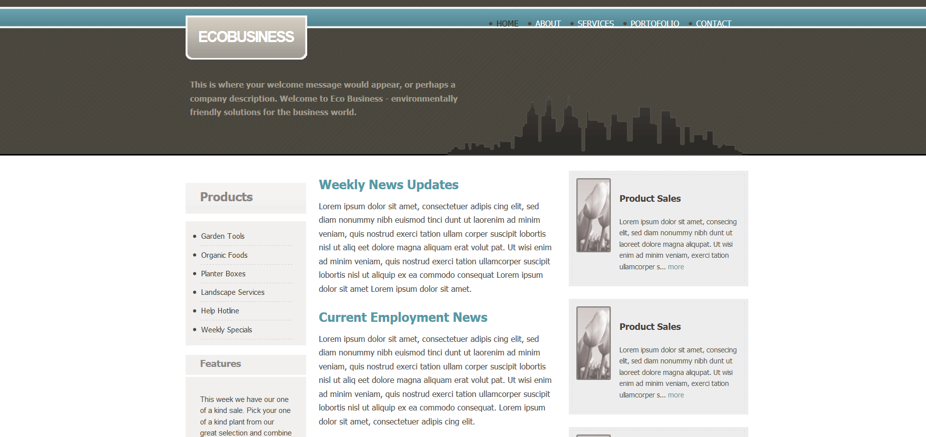 Шаблон сайта Бизнес №188