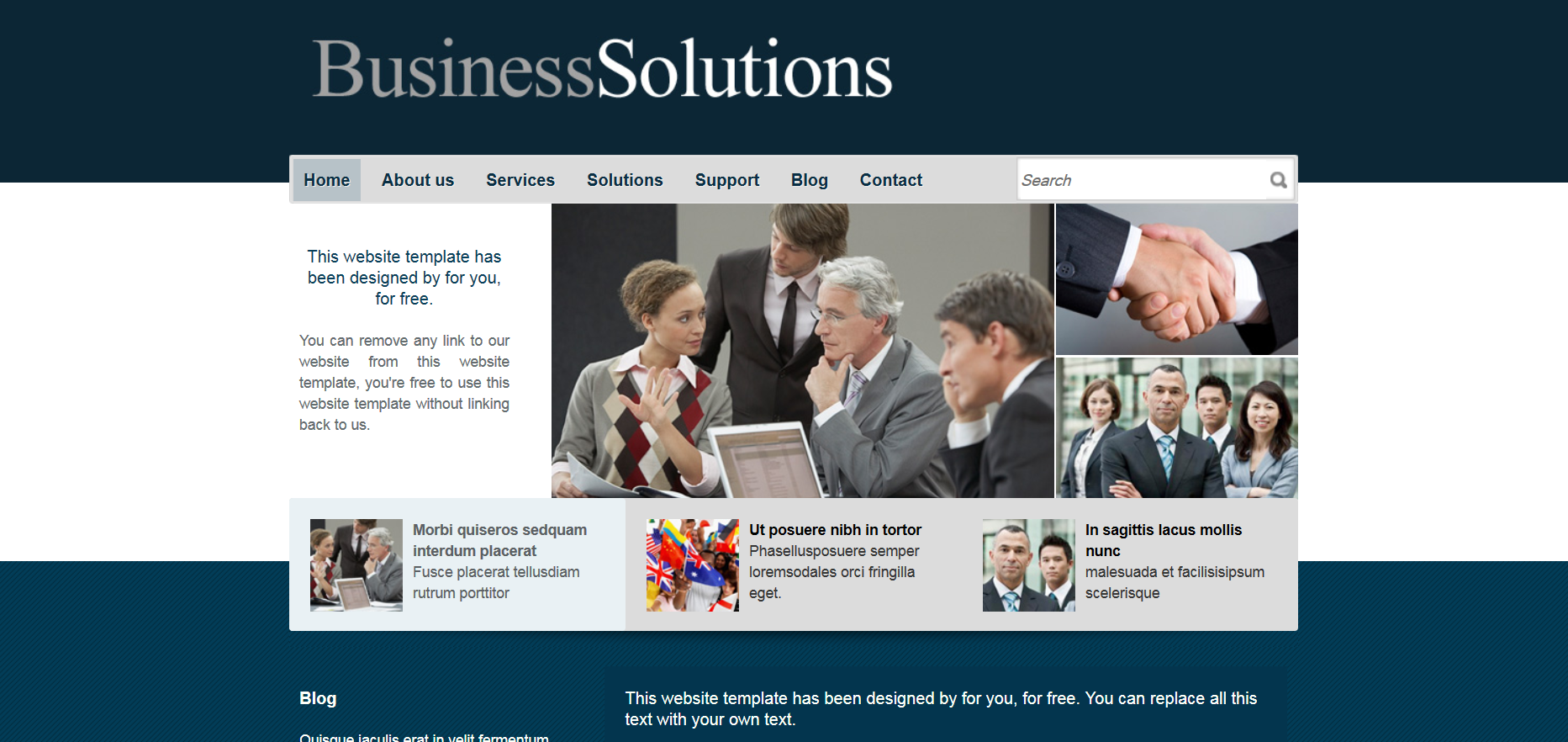 Шаблон сайта Бизнес №693