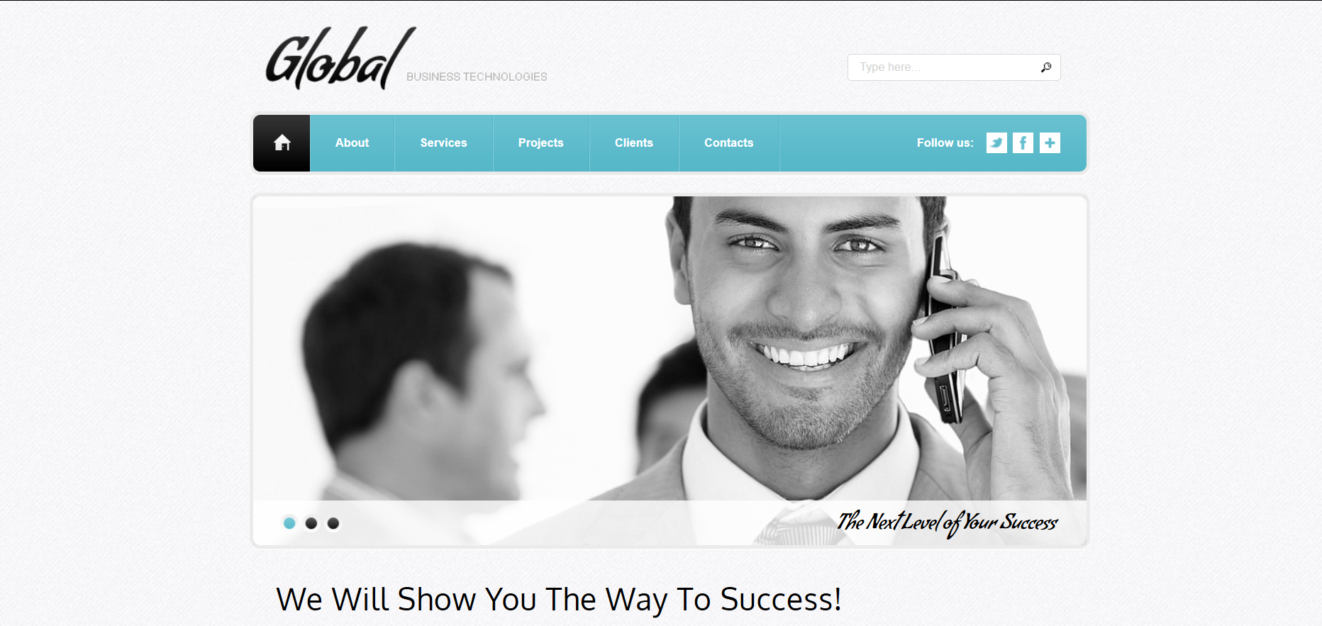 Шаблон сайта Бизнес №79