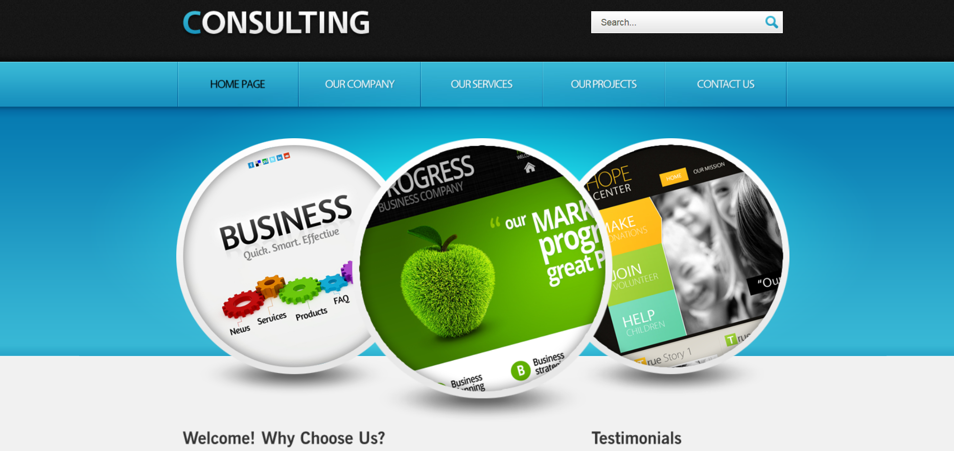 Шаблон сайта Бизнес №99