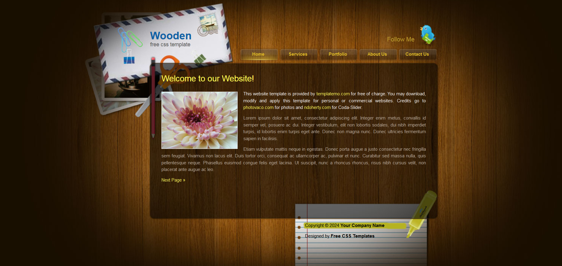 Шаблон сайта Семья №463