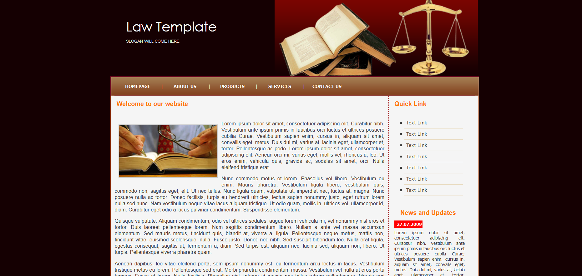 Шаблон сайта Юриспруденция №386