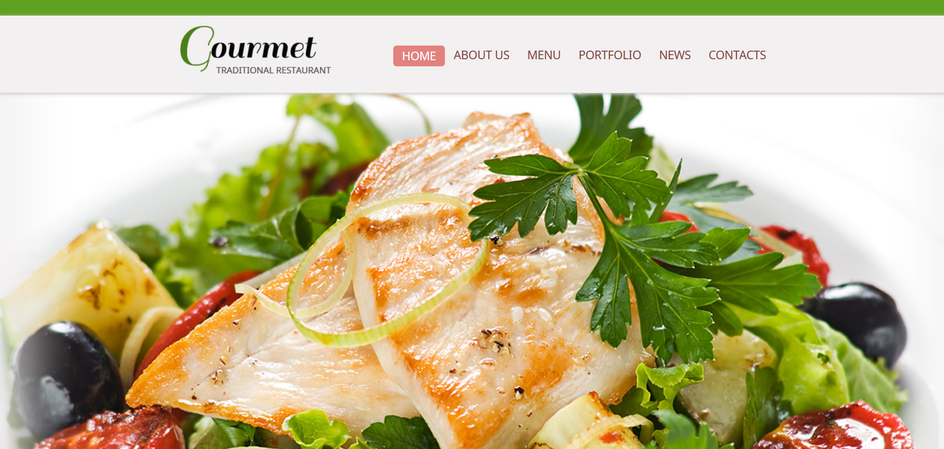 Шаблон сайта Рестораны №37