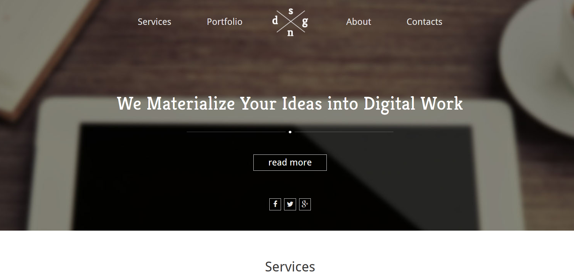 Шаблон сайта Веб №7